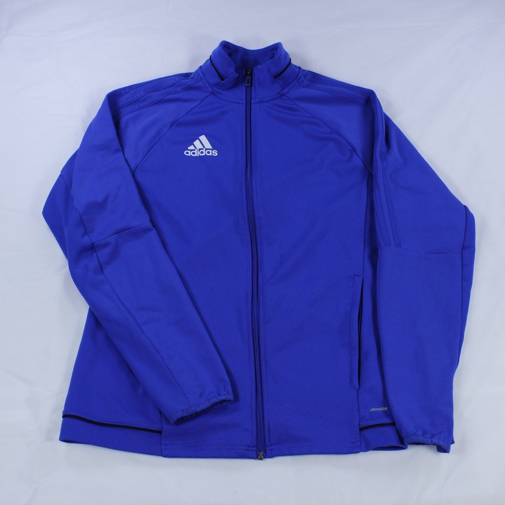 Adidas Climalite Sports Jacket - Electric Blue - Size M